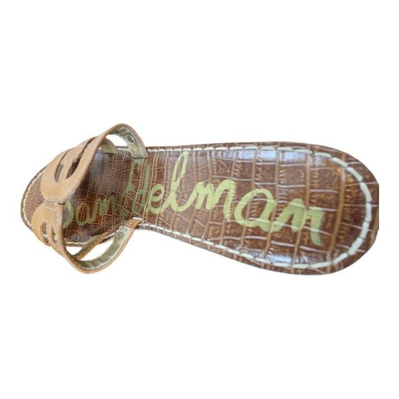 Sam Edelman Regis Slide Sandal brown cork wedge womens sz 9 leather upper - Picture 7 of 15